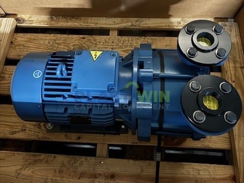 New 10 HP Travaini TRMB 40-200/RX/IE3 Vacuum Pump