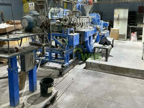 Used Buss Kneader Model MKS 70-20 P56 Complete Pelletizing Line