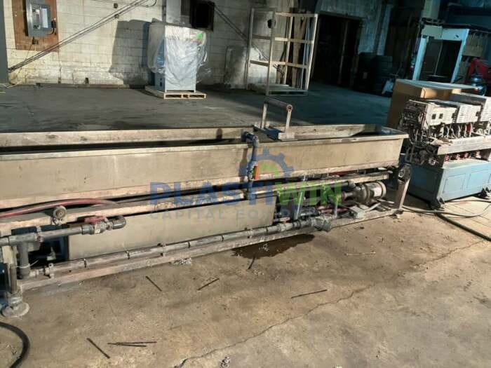 Used 50mm Xinda 40:1 L/D Complete Strand Pelletizing Line