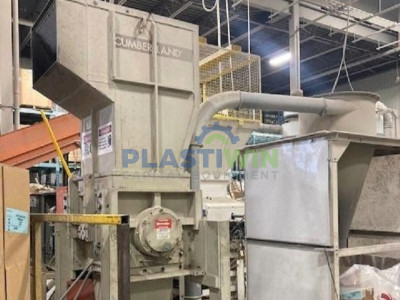 Used 75 HP Cumberland Granulator with Blower & Cyclone