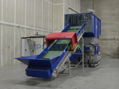 Used 60 HP Zerma Shredder Grinding ZCS System