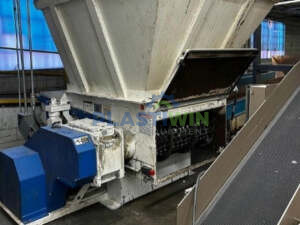 Used 60 HP Vecoplan Single Shaft Shredder