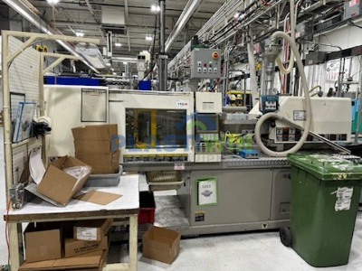 Used 110 Ton Toshiba EC110V21/2b All Electric Injection Molding Machine