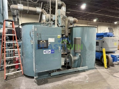 Used 3000 CFM Una-Dyn DHD-120 Dehumidifying Dryer System