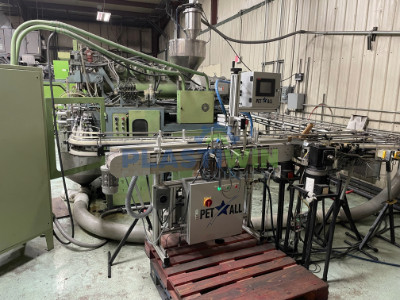 Used CanMold CMP 2000/DH/2 Extrusion Blow Molding Machine