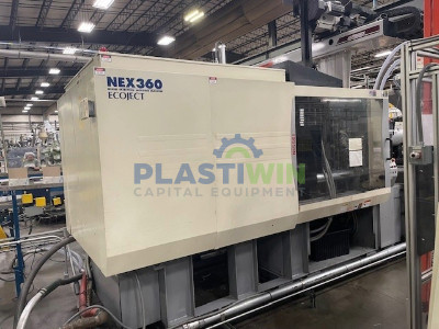 Used 400 Ton Nissei NEX360-100AN1 All Electric Injection Molding Machine