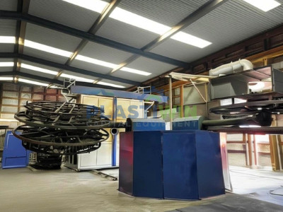 Used Rising Sun 3A-3500 Rotational Molding Machine