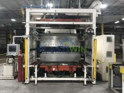 Used Kiefel Model KSS 48/84 Shuttle Vacuum Thermoformer