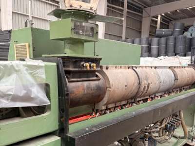 Used 1.5 Meters Wide Davis Standard Crystal PVC Cast Film Extrusion Line