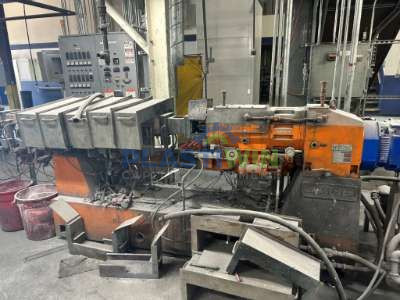 Used 50mm Leistritz Co-Rotating Twin Screw Extruder