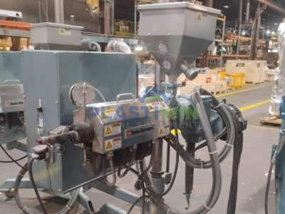 Used 1” Davis Standard HPE100A Pedestal Extruder