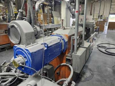 Used 50mm Leistritz Co-Rotating Twin Screw Extruder