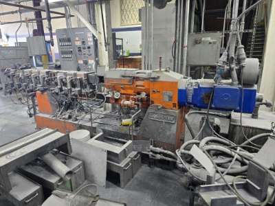 Used 50mm Leistritz Co-Rotating Twin Screw Extruder