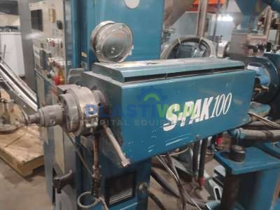Used 1" Akron Milacron S-Pak 100 Single Screw Extruder