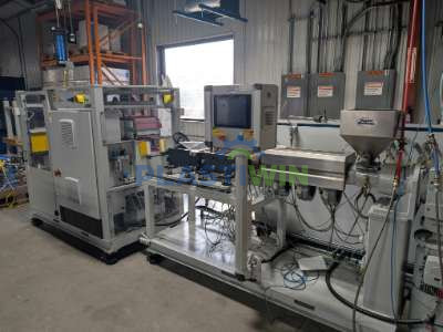 Used Boston Matthews Model EP 6-40 Peek Rod Extrusion Line