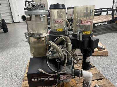 Used Plastrac GF-403 3-Component Gravimetric Blender