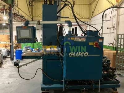 Used 100 Ton Gluco VS100TPS Vertical Injection Molding Machine