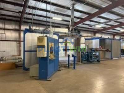 Used Ferry RS3-220 3 Arm Rotational Molding Machine