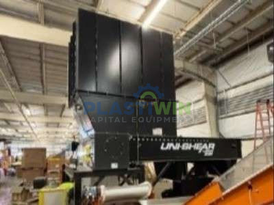Used 200 HP SSI UNISHEAR SR500 Single Shaft Shredding Line