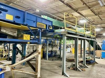 Used MSS Complete Plastic Optical / Infrared Sort Line with Bale Breaker