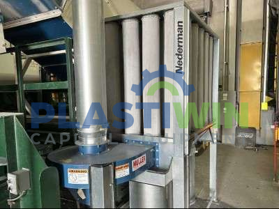 Used 100 HP Vecoplan Model RG52/100 Single Shaft Shredder System