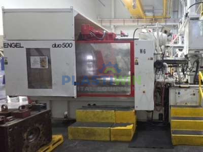 Used 550 Ton Engel Duo 2550/550 WPX Pico US Thermoset Injection Molding Machine