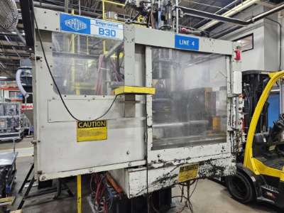 Used Improved B37-R250FV Reciprocating Screw Blow Molding Machine