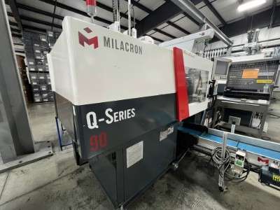 Used 90 Ton Milacron Q90 Horizontal Injection Molding Machine