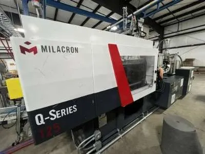 Used 125 Ton Milacron Q125 Horizontal Injection Molding Machine