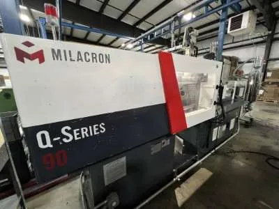 Used 90 Ton Milacron Q90 Horizontal Injection Molding Machine