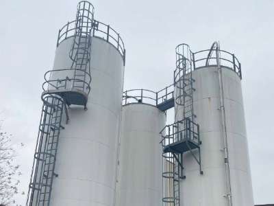 Used 11' x 37' Tank Connection Silo