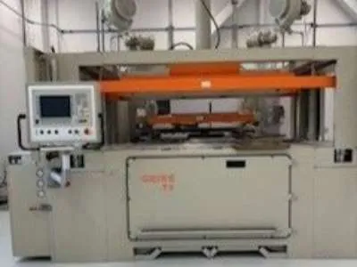 Used Geiss Model DU1500X1000T8 Vacuum Former Thermoformer
