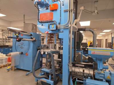 Used 1.5” Brampton Engineering Lab Blown Film Extrusion Line
