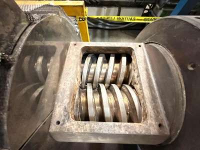 Used 92mm Cincinnati Milacron CM 92 Conical Twin Screw Extruder