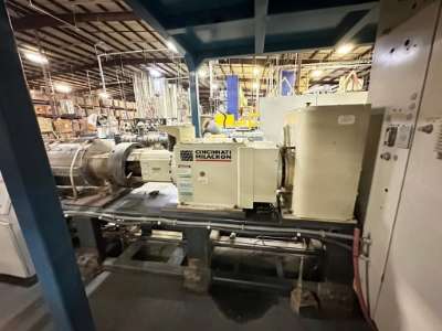 Used 92mm Cincinnati Milacron CM 92 Conical Twin Screw Extruder