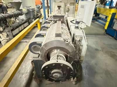 Used 92mm Cincinnati Milacron CM 92 Conical Twin Screw Extruder