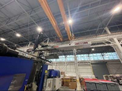 Used 730 Ton Demag Model 5248 Injection Molding Machine