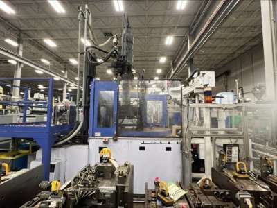 Used 220 Ton JSW JT 220 REII Vertical Rotary Injection Molding Machine