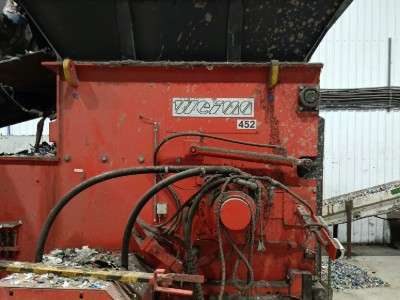 Used 215 HP Weima WLK 25 Super Jumbo Single Shaft Shredder