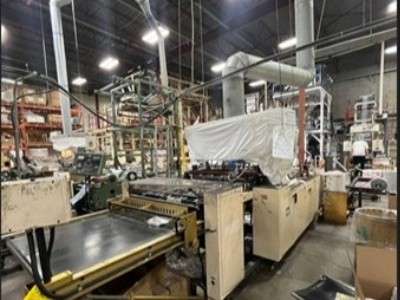 Used 41" Fen-Tech Servo Sideweld Bag Machine