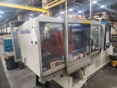 Used 80 Ton Krauss Maffei KM 80-390 C2 Injection Molding Machine