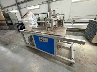 Used 65mm / 132mm Suzhou ACC SJSZ65/132 Conical Twin Screw Profile Co-Extrusion Line