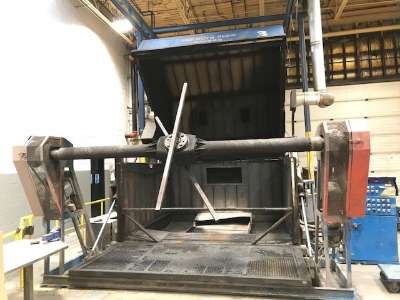 Used FSP Rotoflow M-100PC Clam Shell Rotational Molding Machine