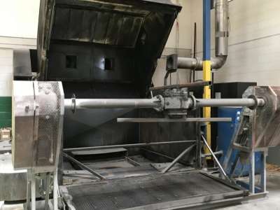 Used FSP Rotoflow M-80PC Clam Shell Rotational Molding Machine