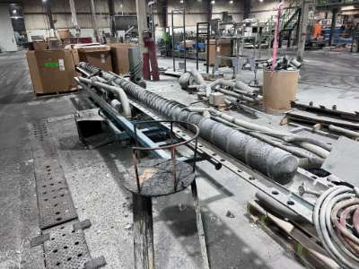 Used 8" Sterling APV 36:1 Single Screw Extruder