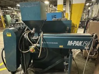 Used 1.5" Akron M-PAK 150 Single Screw Extruder