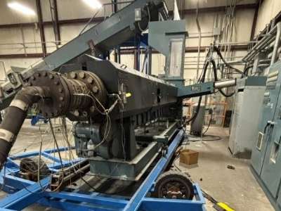 Used 6" Merritt-Davis Standard Polycycle Single Screw Extruder