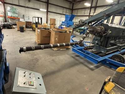 Used 6" Merritt-Davis Standard Polycycle Single Screw Extruder
