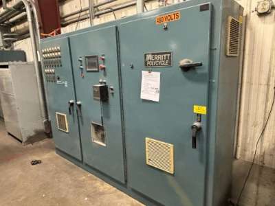 Used 6" Merritt-Davis Standard Polycycle Single Screw Extruder