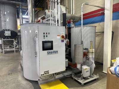 Used Una-Dyn DHD-120 Dual Hopper Dryer System
